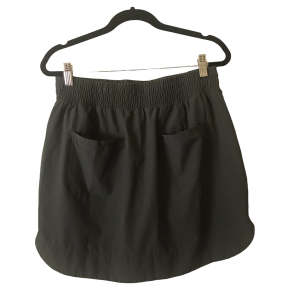 Apana Skort Womens Medium Gray Green Tennis Golf Elastic Waist Activewear - Picture 2 of 8